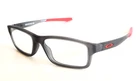 Oakley Crosslink Xs Eyeglasses OY8002-0349 Grey Smoke Frame Red Icons 49-14-122 New. Price: $49.05.