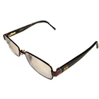 Coach Louise 1009 Womens Eyeglass Frames 50-15-135 Dark Brown Gold Classic Pre-owned. Price: $18.88.