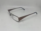 New Tempo Wm 1021 Brown Authentic Eyeglasses Rx Womens Metal Frames 53-16-135. Price: $18.00.