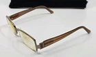Versace Mod 1090-B 1013 Clear Brown Half Rim Eyeglasses 50 18 130 Frames Only Pre-owned. Price: $29.99.