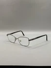 Port Royale Milan Eyeglasses 53-17-135 Brown Metal Plastic Square Frames Pre-owned. Price: $19.95.
