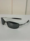 Vtg Oakley Whisker Sunglasses 12-849 Metal Ultra Thin Wire Frames Black Iridium Pre-owned. Price: $90.00.