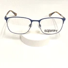 Brand New, Superdry Eyeglasses Style Grade COL.006 Blue/trt 54 18-145 With Case. Price: $70.00.