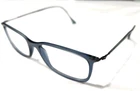 Ray Ban RB7031 5400 Blue Rectangle Eyeglasses 55-17 145 Pre-owned. Price: $38.24.