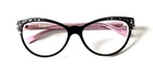Bebe BB7024 001 Cat Black Rose Women Full Rim Authentic Eyeglasses 56-15-135 New. Price: $79.00.