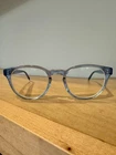 Warby Parker Eyeglass Frames Percey 780 Blue Clear Round 48-20-140 Pre-owned. Price: $31.99.