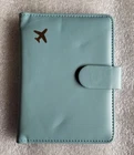 Melsbrinna Leather Passport Holder Covers Case, Waterproof Greyish Green New 4D. Price: $11.98.