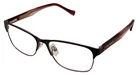 Lucky Womens Eyeglass Rectangle Stainless Steel D101 Black Metal 53MM New. Price: $49.99.