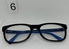 Nautica N8141 005 Matte Black Blue Eyeglasses Frame 54-19-140 Unisex Pre-owned. Price: $25.00.