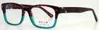 Kliik 504 124 Aubergine Teal Womens Rectangle Full Rim Eyeglasses 49-17-140 B:36 New. Price: $79.99.