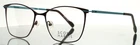 Scott Harris SH-818 C2 Brown Teal Womens Semi Cat Eyeglasses 53-17-140 B:41 New. Price: $79.99.