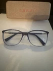 Esprit Women's Full Rim Round Eyeglass Frames ET17561 Cat Blue, 53-16-135MM Pre-owned. Price: $31.00.