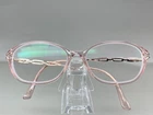 Gloria Vanderbilt 088 Eyeglasses Frames Zyloware 767 Clear Pink 53-15-135 Round Pre-owned. Price: $19.87.