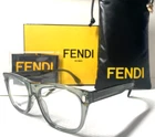 New Fendi FE50070I 020 Crystal Grey Silver Authentic Eyeglasses Frame 54-17. Price: $240.00.