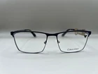 New Calvin Klein CK-22102 001 Black & Gunmetal Eyeglasses 57/17/145 Frame. Price: $38.95.