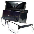 Polo Ralph Lauren 1175 9399 Satin Black /blue Trim Authentic Eyeglasses 56-18 New. Price: $140.00.