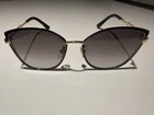 Brand New Gucci Gg 0589SK 001 Women's Sunglasses - Black/grey W/case. Price: $375.99.