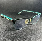 Etnia Barcelona Women Eyeglasses Granada Gytq Blue Teal Brown 53-16-137 Spain Pre-owned. Price: $49.95.