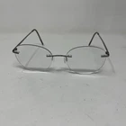 Airlock Titanium Eyewear Wisdom 203 046 49-18-140 Silver Rimless Eyeglasses QV76 Pre-owned. Price: $63.75.