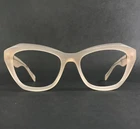 Prada Eyeglasses Frames VPRA20 19R-1O1 Opal Natural Cat Full Rim 52-18-135 New. Price: $219.99.