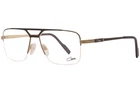 Cazal 7082 001 Eyeglasses Men's Black/gold Semi Rim Pilot Optical Frame 55MM New. Price: $319.95.