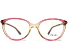 Prada Eyeglasses Frames Vpr 03O EAN-1O1 Red Clear Fade Gold Cat 51-16-130 New. Price: $128.61.