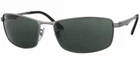 Ray-ban RB3498 Polished Gunmetal Green G15 004/71 61MM New. Price: $129.99.