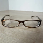 Gucci GG2511 5T7 Eyeglasses Rectangular Brown Frames Only 52-15-125 Pre-owned. Price: $33.96.