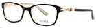 Guess GU2677 001 Black Womens Rectangle Full Rim Eyeglasses 53-17-135 B:34 New. Price: $74.99.