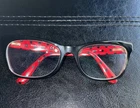 Dolce Gabbana Dg Eyeglasses Black Polka Dot 3199 2871 Red 55 17 140 Frames Only Pre-owned. Price: $95.00.