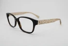 Coach Hc 6049 5152 Black Gold Clear Authentic Eyeglasses 54-16 Pre-owned. Price: $60.00.