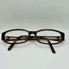 Jill Stuart Eyeglasses JS283E-1 Caramel Oval Full Rim 52-16-135 Frames Only Pre-owned. Price: $9.32.