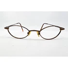 Magic Clip Eyeglasses Frames Womens Brown Oval M245 Brn 44-19-135 Small Pre-owned. Price: $31.99.