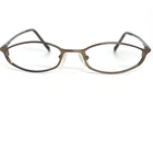 Gucci Gg 2706 ZM2 Brown Metal Oval Eyeglasses Frames 47-17-130 Italy 22160 Pre-owned. Price: $69.99.