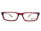 Ray-ban Eyeglasses Frames RB5123 2074 Transparent Red Rectangle 50-16-140 New. Price: $79.99.