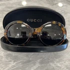 New - Rare Gucci GG2401/N/S 02Y Tortoise Oval Sunglasses Italy. Price: $199.00.