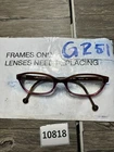 Eyeworks Eyeglasses Frame One Pair Red Full Rim Pre-owned. Price: $34.29.