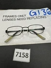 Nike 4637 006 46-17-125 Black Full Rim Metal Eyeglasses Frame AU15 Pre-owned. Price: $20.03.