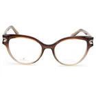 Swarovski SK5266 047 Brown Ombre Round Plastic Eyeglasses Frame 51-17-140 Rx New. Price: $160.00.
