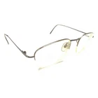 Giorgio Armani 1048 1145 Gray Metal Half Rim Eyeglasses Frames 50-19 135 Italy Pre-owned. Price: $64.99.