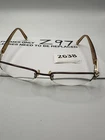 Jones New York J136 Brown Eyeglasses Frames Rectangular Half Rim 48-17-135 Pre-owned. Price: $17.09.