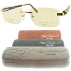 Paul Vosheront PV270B C1 23KGP Gold Exotic Wood Mens Optical Frame Eyeglasses New. Price: $179.99.
