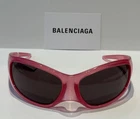 Balenciaga Shield/wrap Pink Grey Fashion Designer Eyewear Sunglasses Unisex New. Price: $218.75.