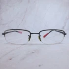Ray-ban RB8614 1012 Matte Black Red Semi Rimless Rectangular Eyeglass Frames Pre-owned. Price: $44.99.