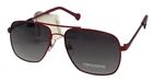 Converse Mens Red Rectangle Square Aviator Sunglass, Smoke Gradient Lens H080 New. Price: $24.99.