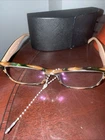 Prada Vpr 18T CXY-1O1 Green Brown Beige Frame 51-16-AUTHENTIC Eyeglasses + Case Pre-owned. Price: $95.00.