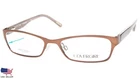 New Covergirl CG521 046 Matte Light Brown Eyeglasses Frame 51-18-135 B27 "read". Price: $40.00.