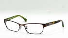 Coach Hc 5033 9128 Satin Brown Dark Silver Browline Eyeglass Frames 53-16-135 New. Price: $77.40.