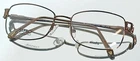 Elasta By Safilo Emozioni 4349 FL6 Eyeglasses Brown New Metal 54-17-135 Italy. Price: $79.00.
