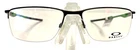 New Oakley OX3218-0256 Socket 5.5 56/18/140MM Satin Pewter Half-rim Eyeglasses. Price: $100.00.